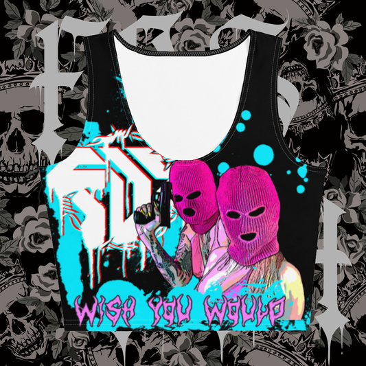 FDS Wish You Would Pink Mast Crop Top