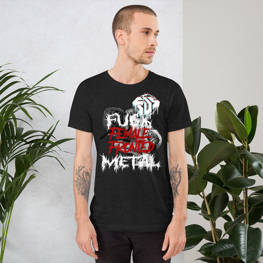 Unisex F Female Fronted Metal T